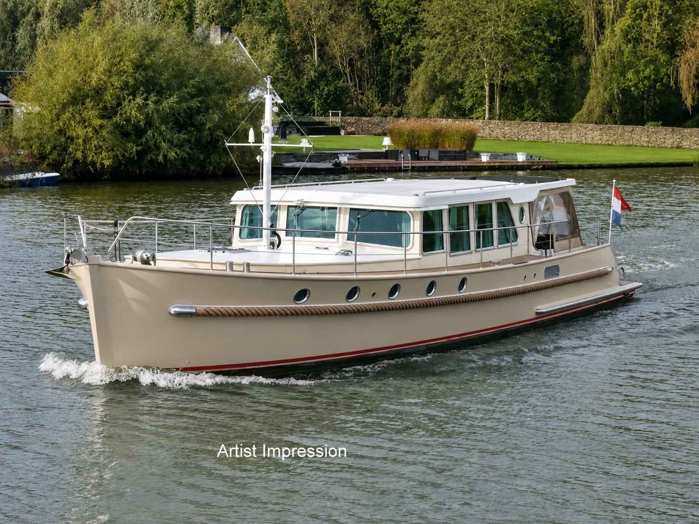 Motorboot Serious Yachts Gently Low Bridge 45 Sedan