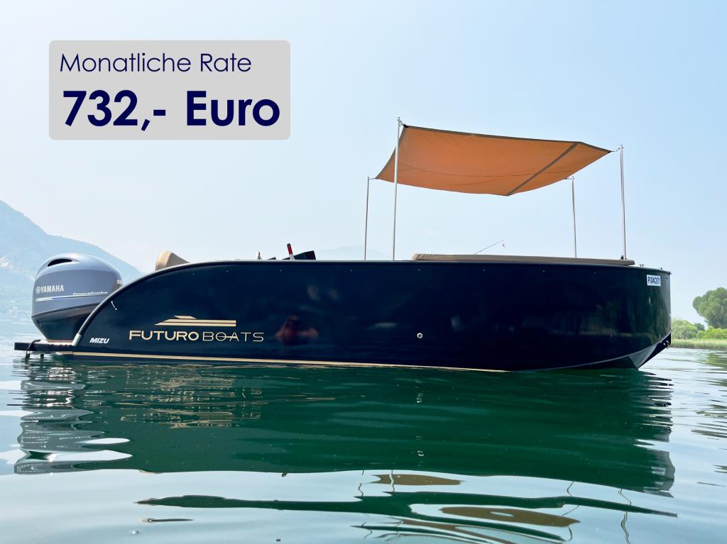 Motorboot Futuro ZX20 mit Bodenseezulassung, 80 PS