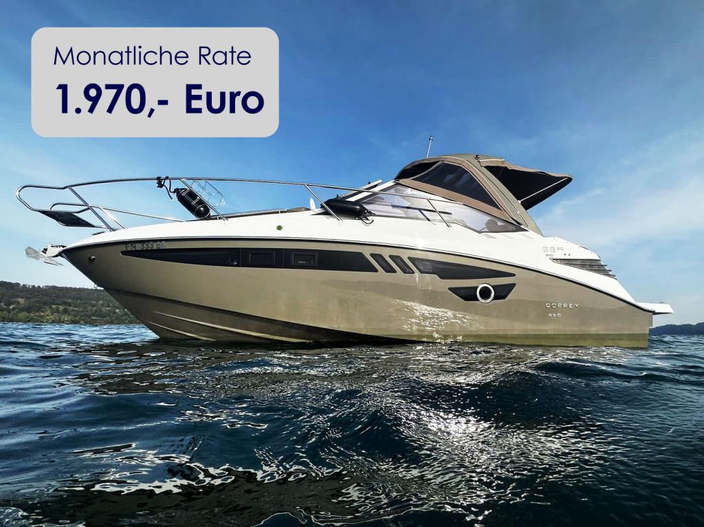 Motorboot Cobrey 28 SC mit Bodenseezulassung 280 PS 2023