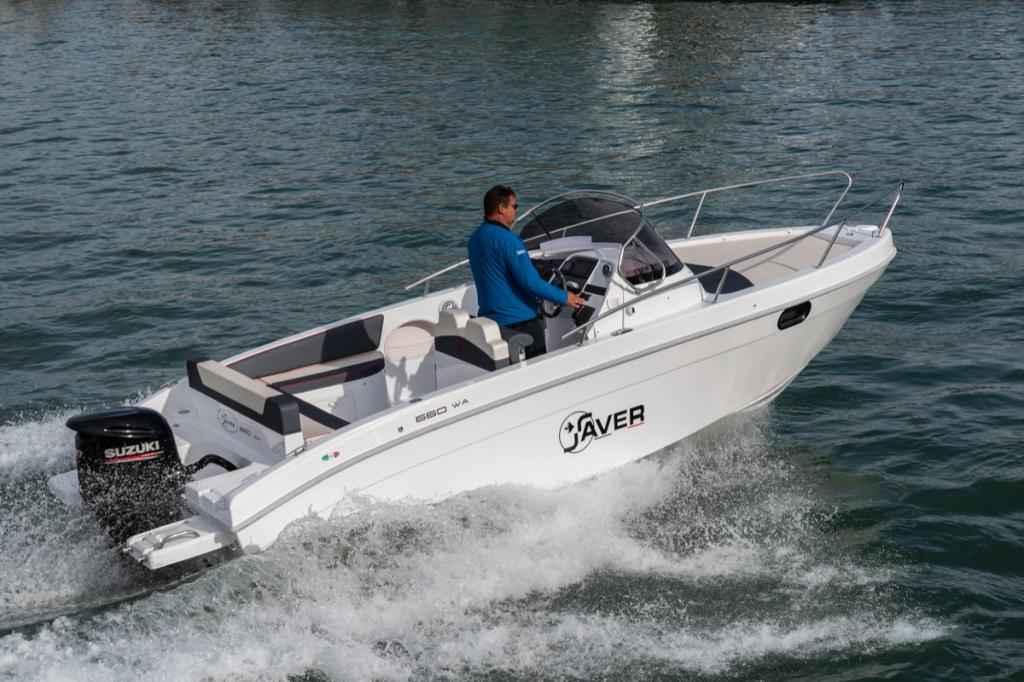Motorboot Saver 660 WA mit Suzuki DF100CTX