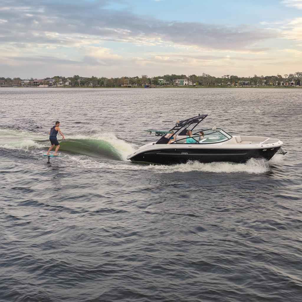 Motorboot Sea Ray SDX 270 SURF EU & Trailer (im Vorlauf)
