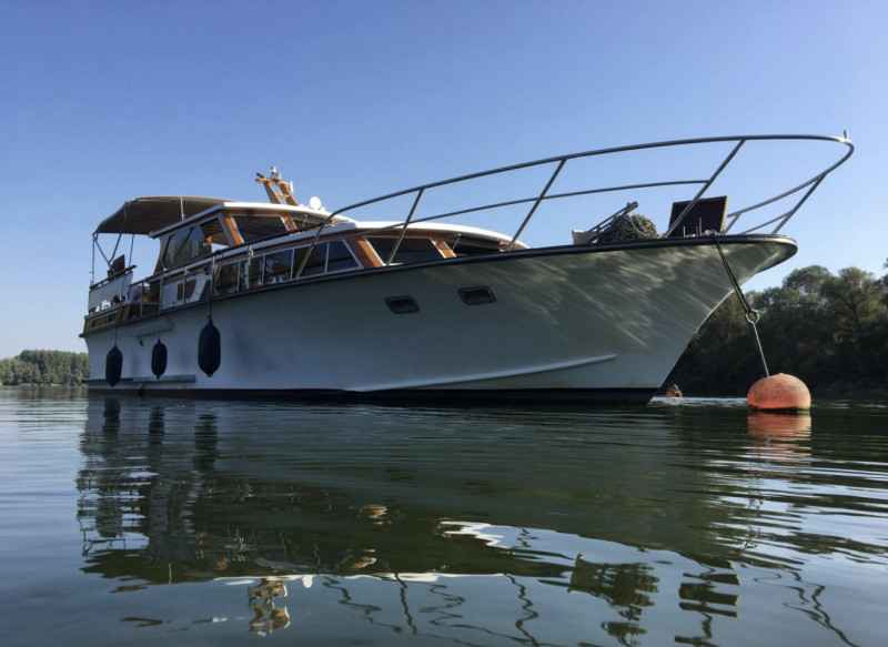 Motorboot Buetzfleth Bützfleth 1973