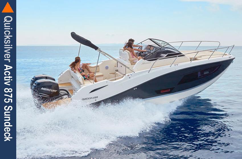 Motorboot Quicksilver 875 Sundeck